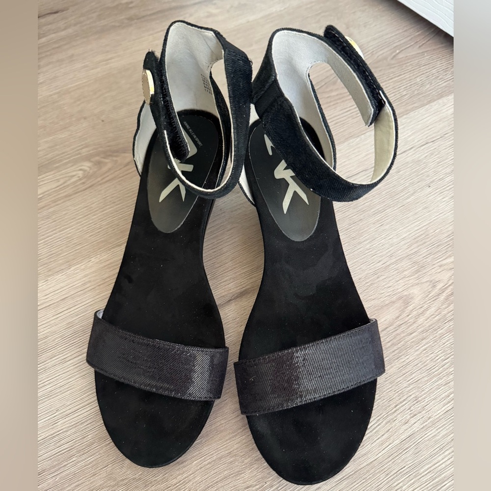 Anne Klein Sport Black Sandals